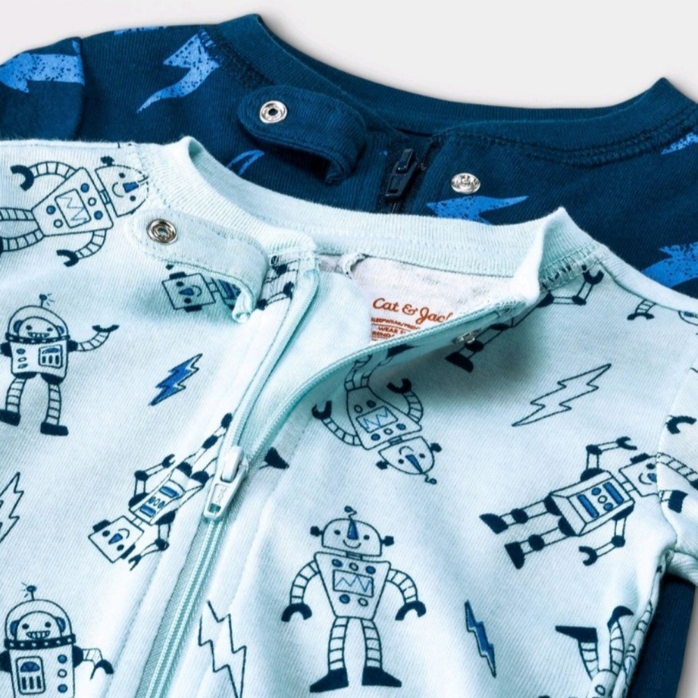 New 2pc Cat & Jack pajamas 12m - Picture 3 of 3